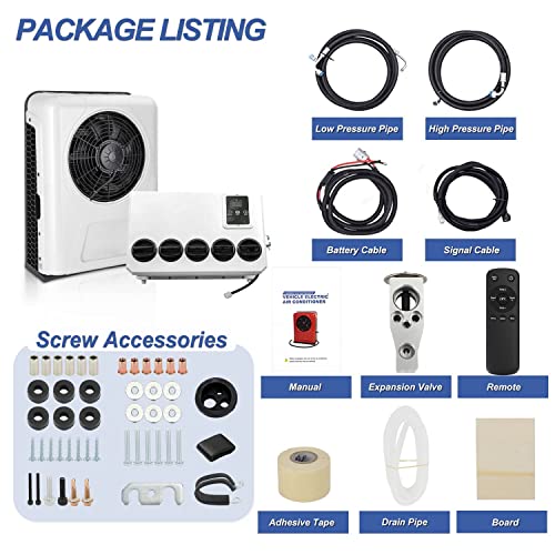 12 Volt DC RV Klimaanlage Split Unit - Energieeffizienter elektrischer AC für LKW und Camper – Bild 5