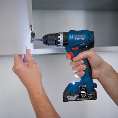 Bosch Professional 18V System Akku Schlagbohrschrauber GSB 18V-45 (Drehzahl 1.900 min⁻¹, inkl. 2x 2.0Ah Akku, GAL 18V-20, L-BOXX) – Bild 5