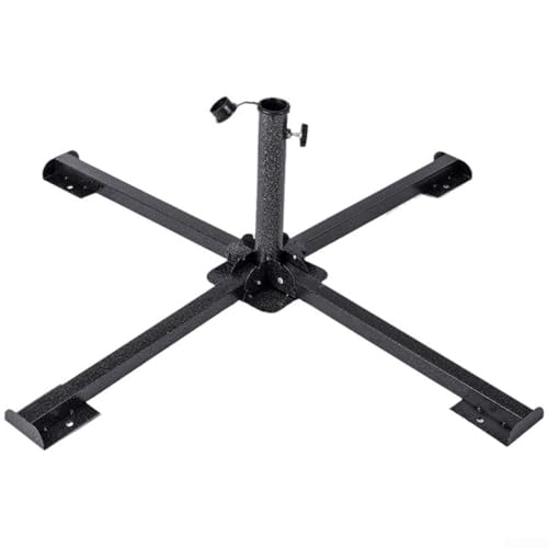 Tragbarer Schirmständer aus Metall, 14 x 44 x 14 cm, verstellbarer Ständer für Garten- und Strandschirme, ideal für Outdoor-Aktivitäten, leicht und stützend – Bild 7