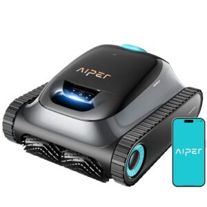 (2025 Upgrade) AIPER Scuba S1 Poolroboter Boden und Wand, Wasserlinienreinigung, 3μm Ultrafeiner Filter, 180 Min. Akkulaufzeit, 15900LPH Leistungsstarker Poolsauger mit APP, Für Eingelassene Pools