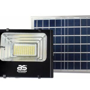 as – Schwabe SOLARLINE Solarstrahler 25 W 1500 Lumen - 120˚ Winkel - inkl. Solarpanel, Batterieklemmen, Timer & Fernbedienung - Solarlampe für Garten & Einfahrt - Außenleuchte wasserfest IP65, 46981