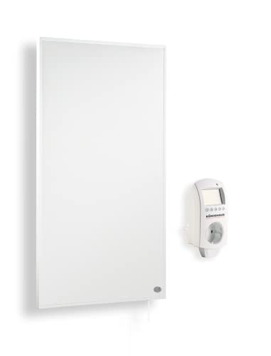 Könighaus Infrarot Wandheizung - 1200 Watt inkl. Smart Thermostat - Infrarotheizung mit TÜV SÜD & 5 Jahren Garantie - Doppelter Überhitzungsschutz - Heizt Räume von bis zu 29 m² - Sofort einsatzbereit