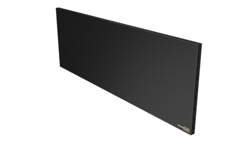 SCHMIDBAUER® Infrarotheizung Hybrid 550 Watt Schwarz Tafel bemalbar - Ein/Aus-Schalter - Infrarottechnik mit Raumluft-Konvektion - Elektroheizung - Direktheizung