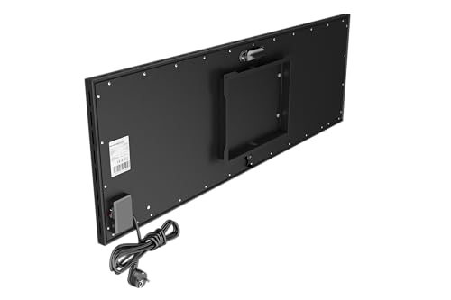 SCHMIDBAUER® Infrarotheizung Hybrid 550 Watt Schwarz Tafel bemalbar - Ein/Aus-Schalter - Infrarottechnik mit Raumluft-Konvektion - Elektroheizung - Direktheizung – Bild 2