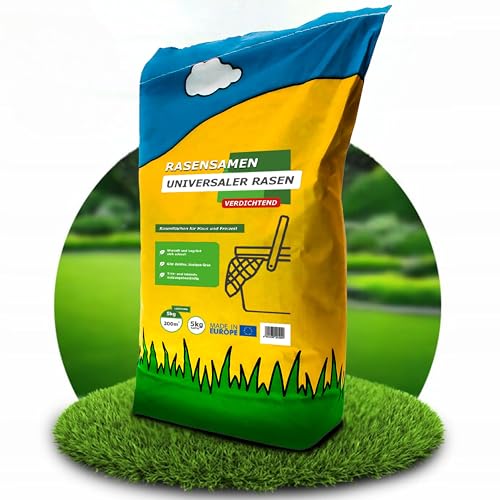 ARPON Rasensamen Schnellkeimend Herbst | Grassamen Robust & pflegeleicht 10kg – Reicht für 400m² | Herbstrasensamen Nachsaat & Neuansaat | Dichtes, sattgrünes Gras | Rasensaat ideal für jeden Rasen