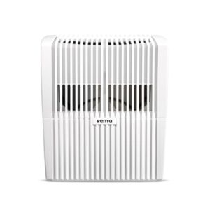 Venta Luftbefeuchter LW25 Classic Original, sehr leise 21 dB(A), energieeffizient 2 Watt, hygienische Kaltverdunstung ohne Filter, großer 7 l-Tank, bis 49 m², mit Duftfunktion