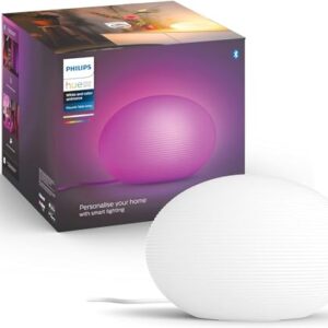 Philips Hue White & Color Ambiance Tischleuchte Flourish, dimmbar, 16 Mio. Farben, steuerbar via App, kompatibel mit Amazon Alexa (Echo, Echo Dot)