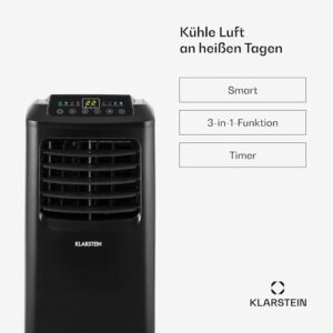 Alternative view of Klarstein Klimaanlage, 4-in-1 Klimagerät, Entfeuchter, Ventilator & Nachtmodus, Mobile Klimaanlage mit Abluftschlauch, App-Steuerung, Air Conditioner für Räume bis 44 m², 9000 BTU, Weiß