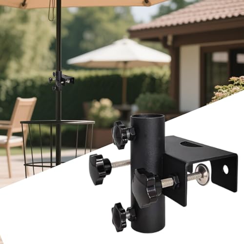 Verstellbarer Schirmständer aus Metall für Terrasse, Garten, Strand, Balkon, Pool – robuster Ständer für Outdoor-Regenschirme, perfekt für Innenhof und Picknick – Bild 3