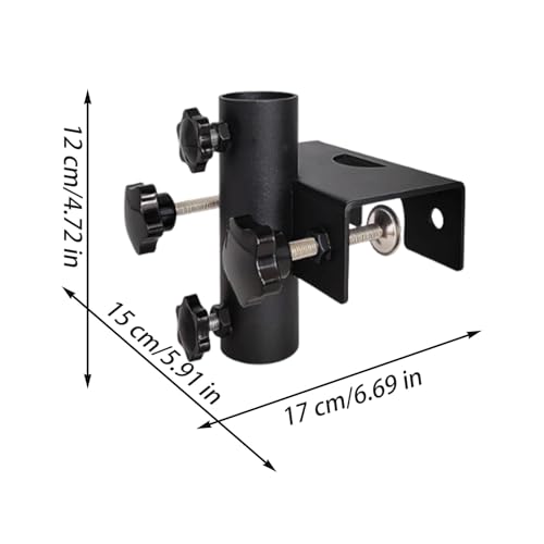 Verstellbarer Schirmständer aus Metall für Terrasse, Garten, Strand, Balkon, Pool – robuster Ständer für Outdoor-Regenschirme, perfekt für Innenhof und Picknick – Bild 5