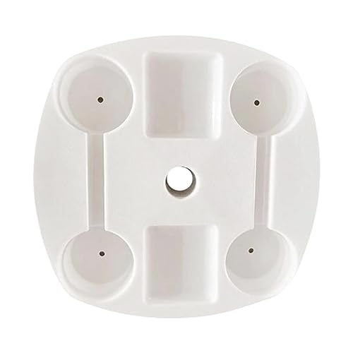 Rundes Strandschirm-Tablett mit 4 Getränkehaltern – tragbarer Getränke- und Snack-Ständer für Garten, Pool, Camping, Picknick – ideal für den Genuss im Freien