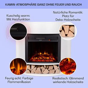 Alternative view of Klarstein Deko Kamin Mit LED-Flammen, Elektro-Kamin Mit Heizung, 1800W, Fernbedienung, Timer & Auto-Temperaturregelung, Sparsam
