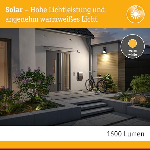 Paulmann Outdoor Solar Fluter Lesla IP65 3000K USB PIR Anthrazit 94609 – Bild 3