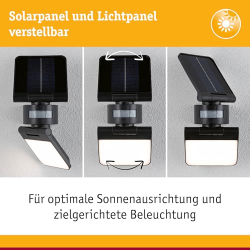 Paulmann Outdoor Solar Fluter Lesla IP65 3000K USB PIR Anthrazit 94609 – Bild 5