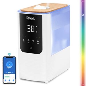 Alternative view of LEVOIT Smart Luftbefeuchter, Warm-/Kalter Nebel max 550 ml/h & 3L Top Fill Luftbefeuchter, 360° Drehbare Düse Cool Mist Humidifier