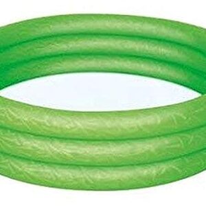 Bestway Planschbecken Kinderpool Pool 3-Ring Embossing (152 x 152 x 30 cm (Grün))