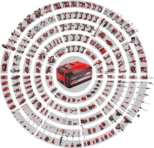Einhell Akku-Bohrschrauber TE-CD 18/45 3X-Li 22 Power X-Change (18 V, 45 Nm, Winkelaufsatz, Exzenter Aufsatz, 22-tlg. Bitset, 2,0 Ah-Akku, Ladegerät E-Box) – Bild 2