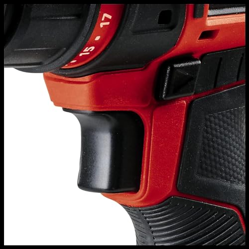 Einhell Akku-Bohrschrauber TE-CD 18/45 3X-Li 22 Power X-Change (18 V, 45 Nm, Winkelaufsatz, Exzenter Aufsatz, 22-tlg. Bitset, 2,0 Ah-Akku, Ladegerät E-Box) – Bild 9