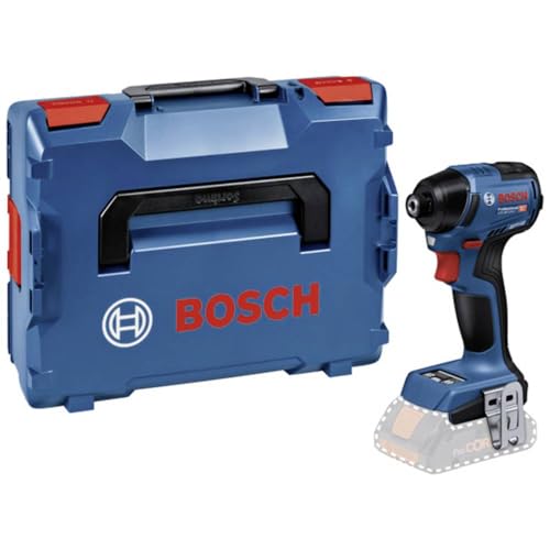 Bosch Professional 18V System Akku Drehschlagschrauber GDR 18V-220 C (bis zu 3.400 min⁻¹, Durchzugskraft von 220 Nm, bürstenloser Motor, inkl. Connectivity-Modul, L-BOXX, ohne Akku/ Ladegerät)