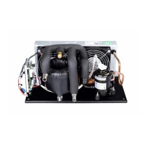 POOIQX Koaxialer Flüssigkeitskühler DV3220E-C, 24 V DC, 200 W Leistung, R134A, kompakt und effizient for Flüssigkeitszyklen,Industrielle Kühlgeräte