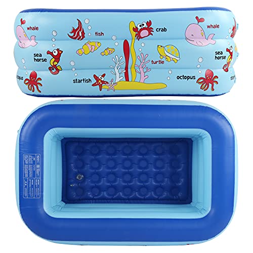 Bonbela Aufblasbarer Kinderpool, Oberirdischer Kiddie-Lounge-Pool für – Bild 4