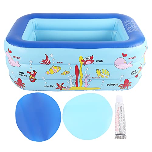 Bonbela Aufblasbarer Kinderpool, Oberirdischer Kiddie-Lounge-Pool für – Bild 6