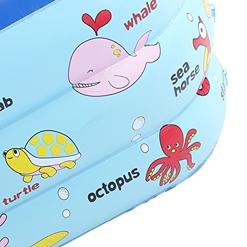 Bonbela Aufblasbarer Kinderpool, Oberirdischer Kiddie-Lounge-Pool für – Bild 8