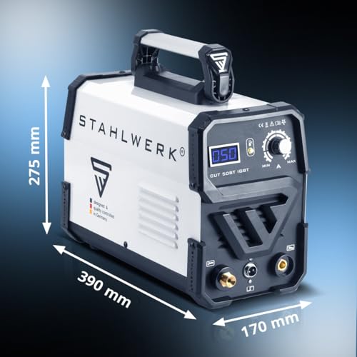 STAHLWERK Plasmaschneider CUT 50 ST IGBT - Plasmaschneidgerät mit 50 A, bis 14 mm Schneidleistung, für lackierte Bleche & Flugrost geeignet, mit HF-Zündung & Überhitzungsschutz – Bild 9