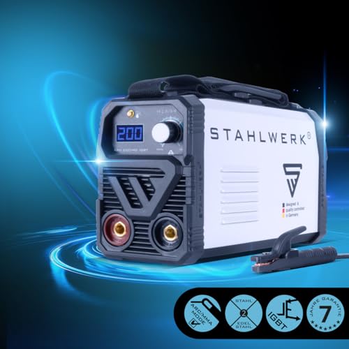 STAHLWERK Elektroden-Schweißgerät ARC 200 MD – Vollausstattung – flexibel einsetzbar ohne Gas, kompakt, leicht, MMA, E-Hand, 200 A, Smartkühlung, Überhitzungsschutz, Hotstart, Anti-Stick-Funktion – Bild 13
