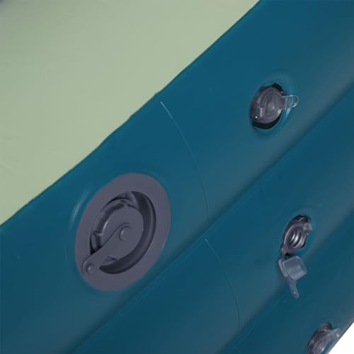 Generic Aufblasbarer Pool, Aufblasbarer Familienpool, Interessantes PVC-Material, Harmlos, Verdickt, groß, mit Überdachung für für den Außenbereich (Green) – Bild 7