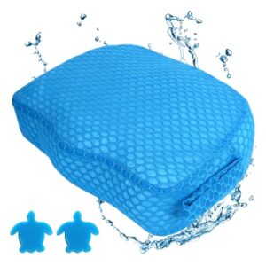 -Sitz für Badewanne Balneo – Spa-Erhöhung ergonomisches Kissen – atmungsaktiver Stoff rutschfest ohne Auftrieb für Garten Camping Reisen