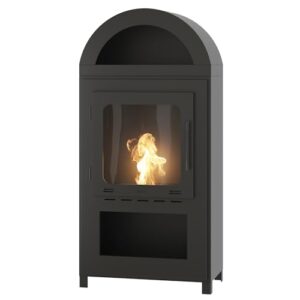 OutInFire Bioethanol-Kamin für den Boden, Bioethanol, tragbarer Bioethanol-Kamin, Incoza-2 cm, 125 x 60 cm