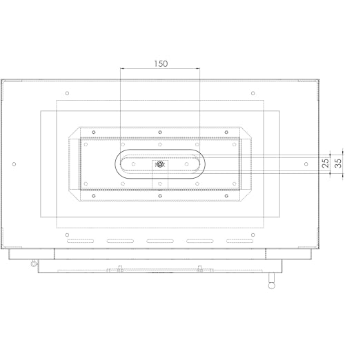 OutInFire Bioethanol-Kamin für den Boden, Bioethanol, tragbarer Bioethanol-Kamin, Incoza-2 cm, 125 x 60 cm – Bild 6