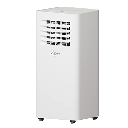 SUNTEC Mobiles Klimagerät Comfort 9.0 Eco R290 – Klimaanlage mobil und leise mit Abluftschlauch – Kühler & Entfeuchter für Räume bis 34 qm – Mobile Kühlung für Wohnung & Büro – 9.000 BTU | 2600 Watt