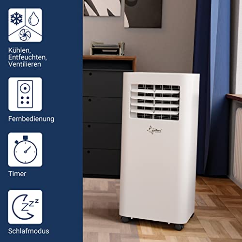 SUNTEC Mobiles Klimagerät Comfort 9.0 Eco R290 – Klimaanlage mobil und leise mit Abluftschlauch – Kühler & Entfeuchter für Räume bis 34 qm – Mobile Kühlung für Wohnung & Büro – 9.000 BTU | 2600 Watt – Bild 3