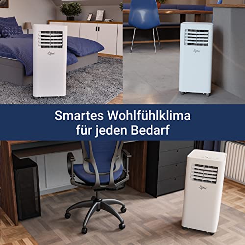 SUNTEC Mobiles Klimagerät Comfort 9.0 Eco R290 – Klimaanlage mobil und leise mit Abluftschlauch – Kühler & Entfeuchter für Räume bis 34 qm – Mobile Kühlung für Wohnung & Büro – 9.000 BTU | 2600 Watt – Bild 6