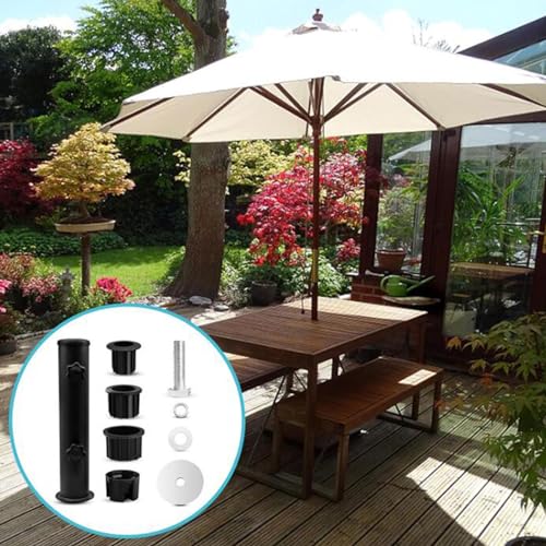 Quadratischer Stahl Sonnenschirm Regenschirm Halterungs Klemmen Basisständer Langlebig Und Stabil Für Außenterrassen Garten Picknicktisch Dock Pontons Halterungs Klemmen Docks Restaurant Camping – Bild 4