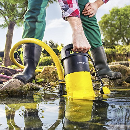 TROTEC Schmutzwasser-Tauchpumpe TWP 7025 E Gartenpumpe mit 750 Watt Leistung zum Pumpen von bis zu 13.000 Litern pro Stunde, Maximale Förderhöhe: 9 m – Bild 6