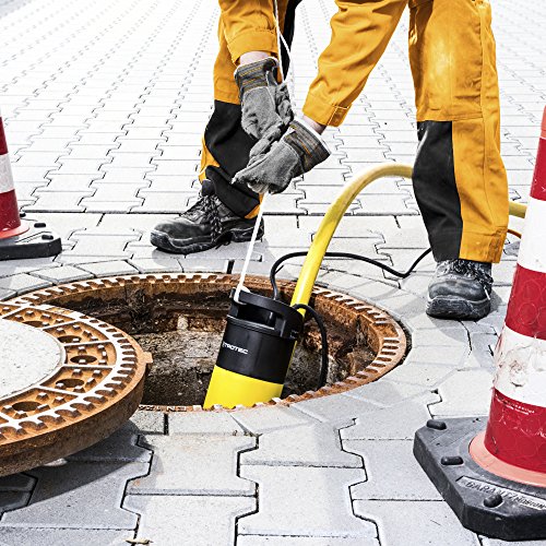TROTEC Schmutzwasser-Tauchpumpe TWP 7025 E Gartenpumpe mit 750 Watt Leistung zum Pumpen von bis zu 13.000 Litern pro Stunde, Maximale Förderhöhe: 9 m – Bild 9