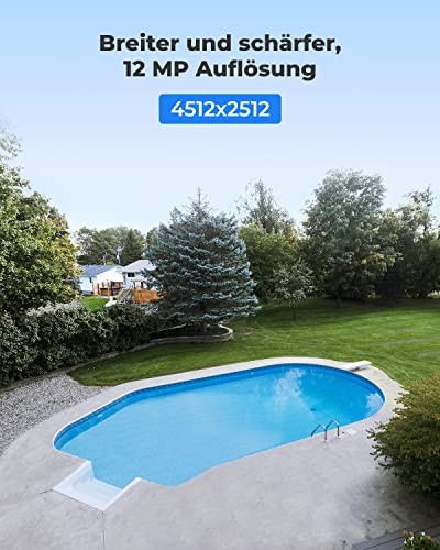 Reolink 12MP PoE Überwachungskamera Aussen mit Spotlight, Farbige Nachtsicht, Zwei-Wege-Audio, 24/7 Aufnahme, Smarte Erkennung, Zeitraffer, Outdoor IP-Kamera mit microSD Kartenslot (Weiß, Dome) – Bild 2