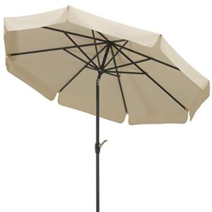 Schneider Sonnenschirm Orlando, natur, 270 cm rund, 783-02, Gestell Alu/Stahl, Bespannung Polyester, 5.7 kg