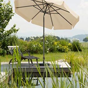 Alternative view of Schneider Sonnenschirm Orlando, natur, 270 cm rund, 783-02, Gestell Alu/Stahl, Bespannung Polyester, 5.7 kg