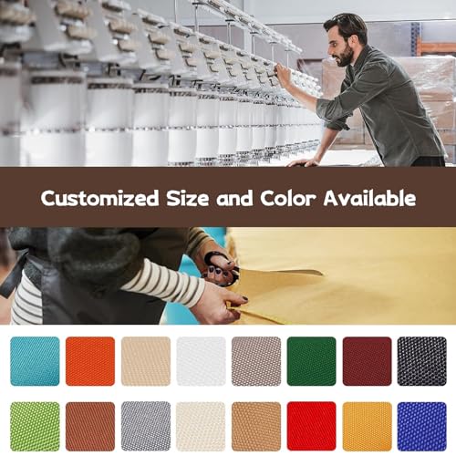 Sonnenschutz Segel Garten 320 x 340 cm Sonnenschutz UV Schutz Windschutz, Schutzplane Windschutz Überdachung Plane für Terrasse Balkon Garten, Dunkelgrau – Bild 6