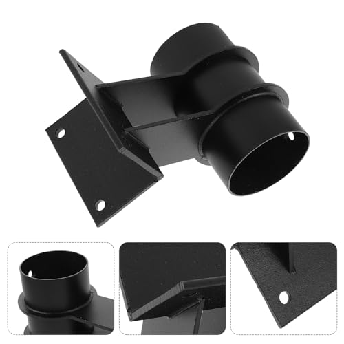 Veemoon 2 Stück Pack Sonnenschirmhalterung aus Metall Verstellbar für 3–5cm Stangen Windstabiler Schirmhalter für Terrasse Balkon und Garten mit Schnellklemmung – Bild 8