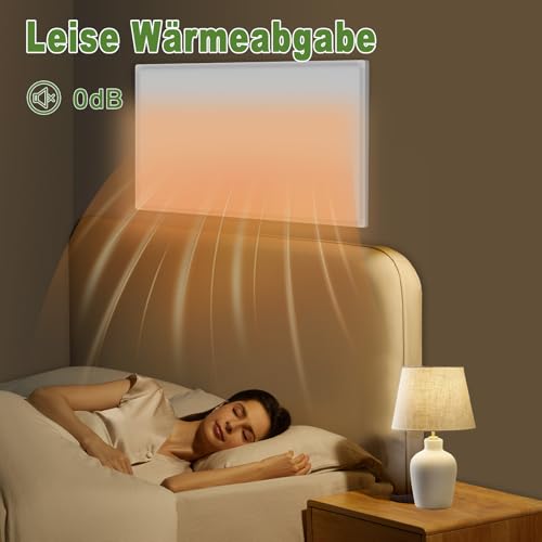 Behaglich Infrarotheizung 180 Watt, Infrarotheizung Wandmontage bis 120 Grad Celsius für 1-3㎡ - Elektroheizung mit Überhitzungsschutz - TÜV - 10 Jahren Garantie – Bild 6