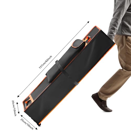 ROYJJ Transportable 25,4 x 25,4 cm große Rolltasche mit permanentem 600D-Universitätsgewebe und doppelten Scheiben für einfachen Transport – Bild 6