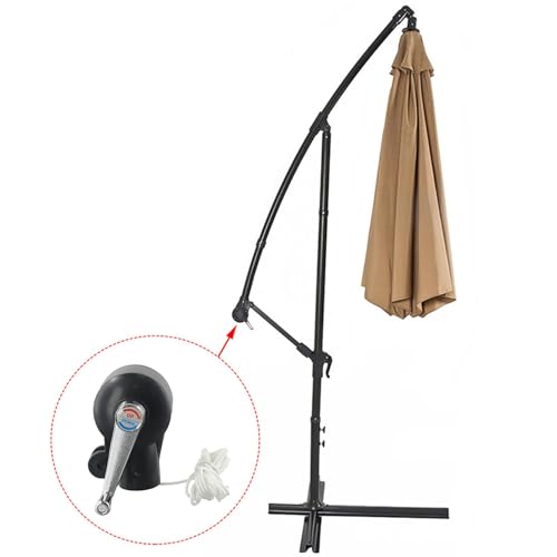 Regenschirmkurbel Ersatz – leichtes Strand-Handgerät mit Kordel, Solar-Öffnungsmechanismus, perfekt für Garten, Balkon, Kurztrips und Picknicks – Bild 7