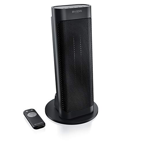 Brandson - Heizlüfter mit Fernbedienung - Preisträger 2025 - energiesparend leise - mit Thermostat Oszillation Timer - Schwarz – Bild 2