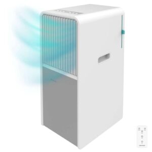 Cecotec Tragbarer Klimaanlage ForceClima 9150 Style, 9000 BTU, Abdeckungsbereich 25m2, Fernbedienung, Touch-Bedienung, LED-Display, 4 Modi, 2 Geschwindigkeiten, Entfeuchtungsmodus, Timer