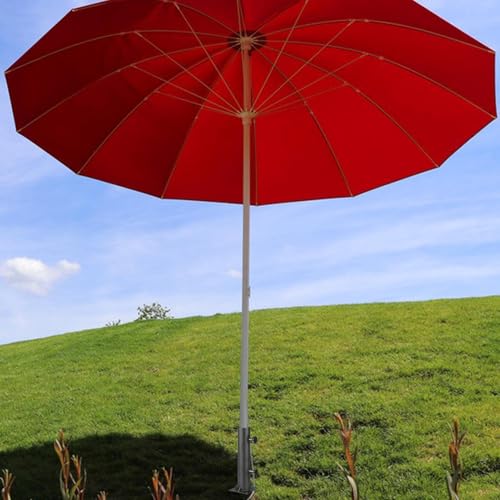 Robuster Schirmständer für Terrassen, verstellbarer Ständer für Garten, Hof, Balkon, langlebige, wetterfeste Unterstützung, stabiler sicherer Schirmhalter – Bild 3